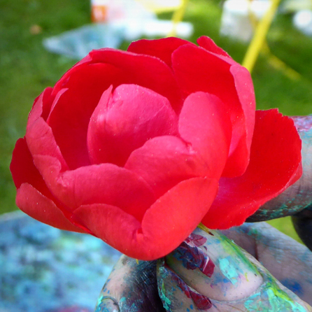 Rød blomst